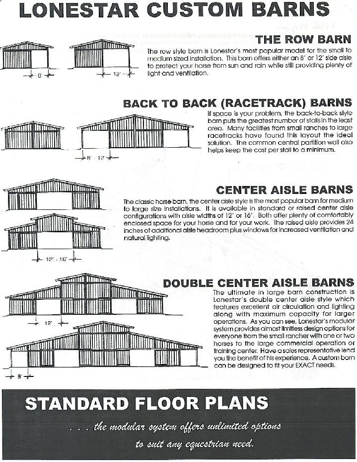 TEXAS BARN STYLES TO SUIT YOUR NEEDS