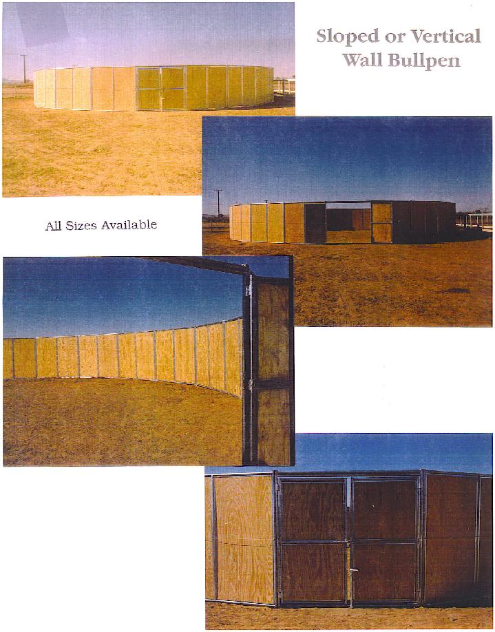 BULL PENS-TRAINING PENS-CUTTING PENS-WORKING PENS