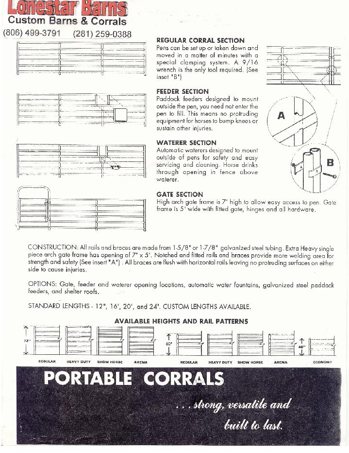 Corral Panels, Livestock Panels, Cattle Panels