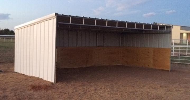 Loafing/Run In Shed with Kick Panels