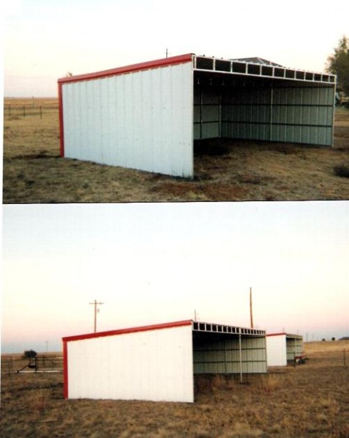 LOAFING SHEDS-PASTURE SHELTERS