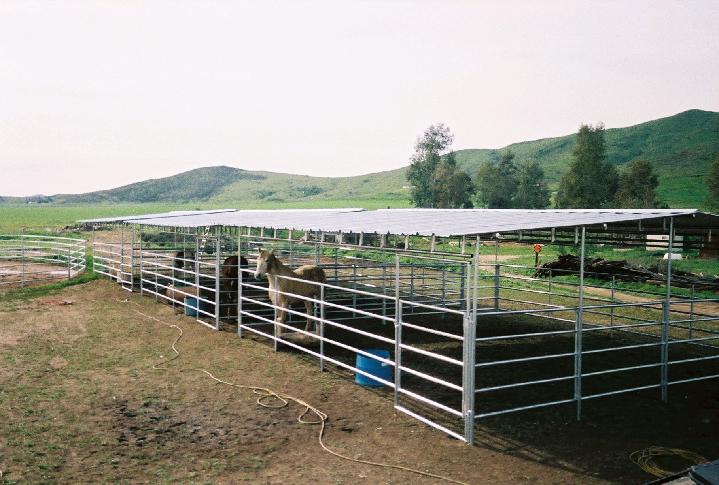 OPEN AIR COVERED CORRALS