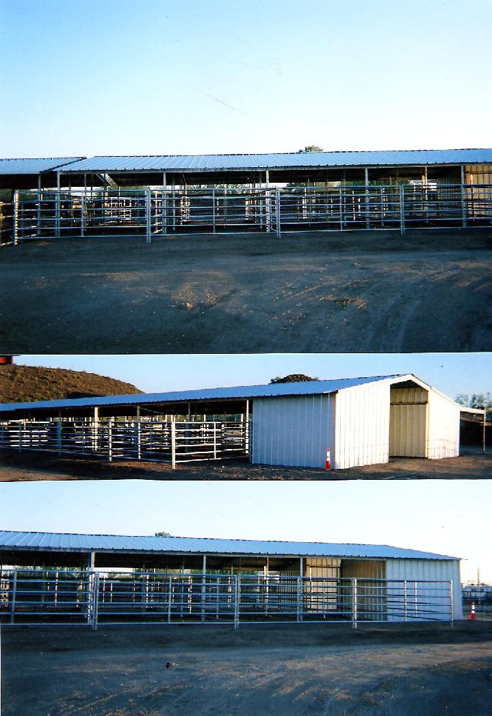 Open Air Barn/Mare Motel With Enclosed Feed and Tackrooms