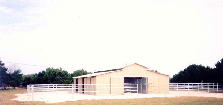 METAL BARNS WITH RUNS