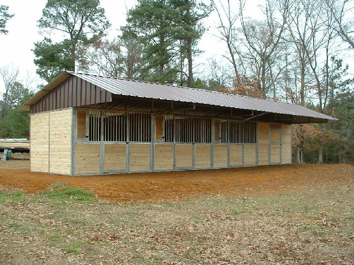 Shed Row Horse Barn Plans