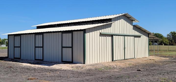Metal Exterior RCA Barn